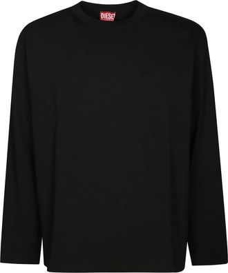 Diesel Stijlvolle Macsis-Od voor mannen - Heren - Sweatshirts - Zwart - S - Hoodies & sweatvesten