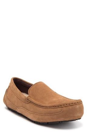 UGG Alder Faux Shearling Lined Suede Slipper in Chestnut at Nordstrom Rack, Size 12