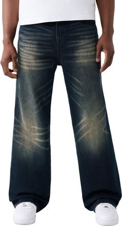 True Religion Vinny Super T Baggy Jeans in Cologne Dark Wash at Nordstrom, Size 29