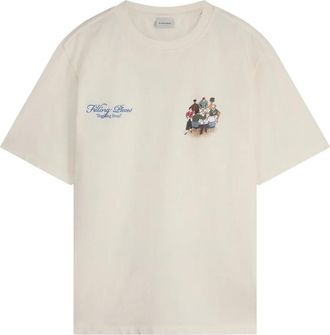Filling Pieces T-shirt Supper - Heren - T-shirts - Beige - L - Katoen - Tops
