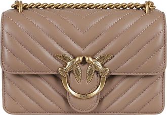 Pinko Pinko, Dames, Tassen, Bruin, Maat: ONE Size