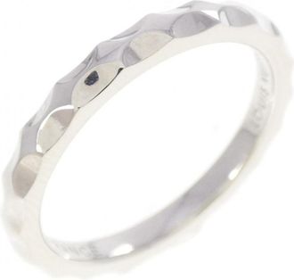 Louis Vuitton White Gold White Gold (18K) Band Ring (Pre-Owned)