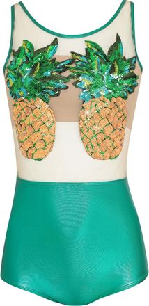 Brigitte Body Abacaxi Carnaval/Festival - Verde