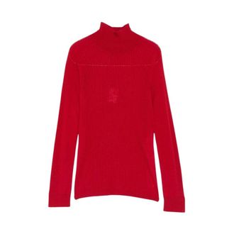 Max Mara Dolcevita Bordeauxpomezia - Dames - Coltruien - Rood - S - Truien & Vesten