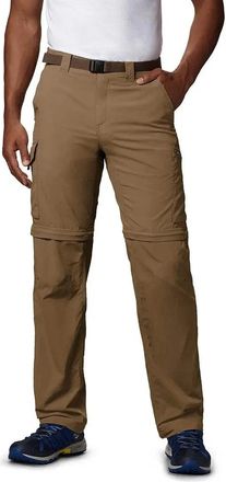 Columbia Mens Columbia Silver Ridge Pants Brown Omni-Shade Convertible Hiking JZZ530