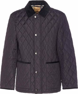 Burberry Black Haddington Quilted Jacket