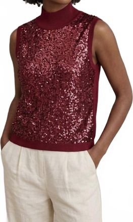Starkx Georgia Vest In Ruby