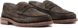 AllSaints Bloom Convertible Penny Loafer in Dark Brown at Nordstrom, Size 13