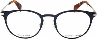 Rag & Bone Mens Blue Phantos Eyeglass Frames RNB7005