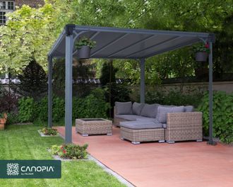 Canopia by Palram Canopia Milano Cenador De Aluminio 3x3 M