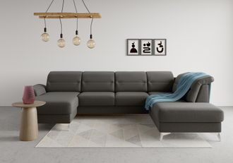 Sit&more Wohnlandschaft &raquo;Sinatra U-Form&laquo; optional mit Kopfteilverstellung und Armteilfunktion etc