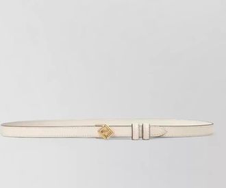 Fendi ff diamonds leather belt adjustable