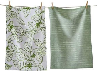 Tag Ainslie Hammam Terry Dishtowel S/2 Green Green Cotton Everyday at Nordstrom