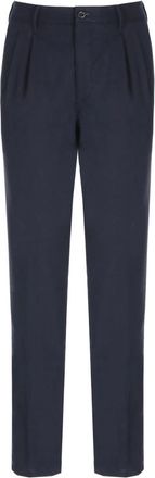 Incotex Broeken, Heren, Blauw, W35, Wol, Wool Broeken