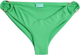 Melissa Odabash Harmburg Ring-embellished Bikini Briefs - Green - 48 (UK16 / XL)