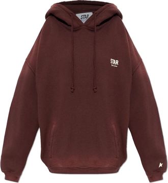 Golden Goose Hoodie - Dames - Hoodies - Rood - XS - Katoen - Hoodies & sweatvesten