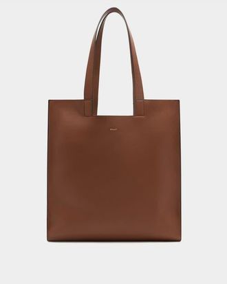 Bally Easy Bally Tote Bag in Calf Leather in Brown at Nordstrom