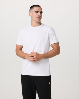Vuori Clothing Short Sleeve Ponto Performance T-Shirt | White | Medium