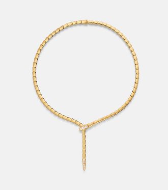 Bulgari Collana Serpenti Viper in oro 18kt con diamanti