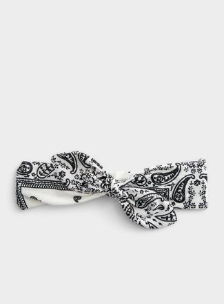 Simons Womens Paisley bow headband