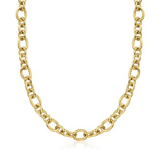 Ross-Simons 14kt Yellow Gold-Plated Cable-Chain Necklace