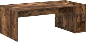 vidaXL Mesa De Caf&eacute; Roble Ahumado 101,5 X 50 X 37 Cm Vidaxl