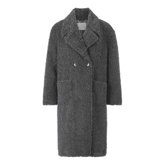Rich & Royal Teddy Coat - Abrigo C&aacute;lido y Elegante Gray, Mujer, Talla: M