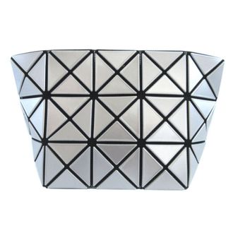 Issey Miyake Silver Pvc Pouch (Pre-Owned)