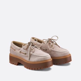 Timberland Stone Street wedge bootschoenen in leer