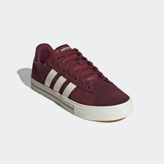 adidas Sneaker ADIDAS SPORTSWEAR DAILY 4.0, Damen, Gr. 45, weiss (shadow rot, sanftes wei&szlig;, wonder aluminium), Leder, Synthetik, Schuhe Sneaker