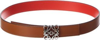 Loewe Anagram Bombe Reversible Leather Belt