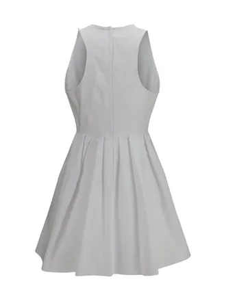 Sportmax Sleeveless Cotton Dress - White