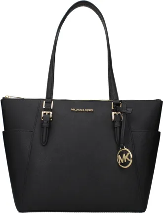 Michael Kors Black Leather Shoulder Womens Bag