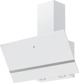 Respekta Cappa aspirante cappa inclinata cappa a parete vetro senza testa 80 cm LED bianco Respecta