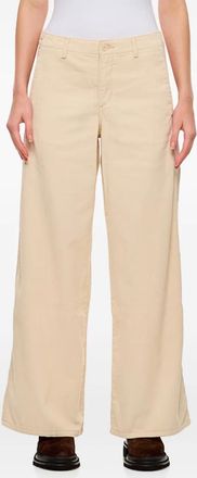 Levi's cotton trousers - women - Cotton - 27/31 - Neutrals
