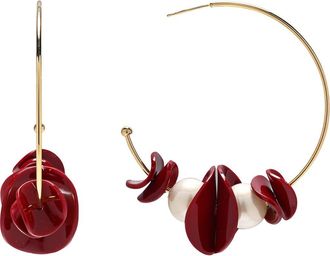 Eye Candy Los Angeles Giovanna Hoop Earrings in Gold at Nordstrom Rack