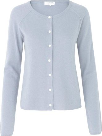 Rosemunde Heather Sky Vest Model 1421 - Dames - Vesten - Blauw - S - Truien & Vesten