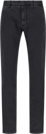 Incotex Lage Taille Broek - Heren - Chinos - Blauw - W38 - Katoen - Broeken