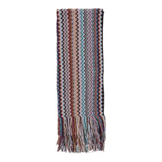 Missoni Winter Scarves, female, Multicolor, Size: ONE SIZE Multicolour Scarf with Fringes