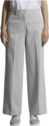 PESERICO Broeken, Dames, Grijs, 2Xl, Stijlvol Model Damesmode Jurk