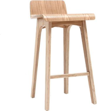 Miliboo Taburete / Silla De Bar Escandinavo 65cm Fresno Baltik