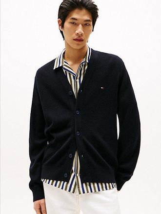 Tommy Hilfiger Pure Wool Pique Cardigan