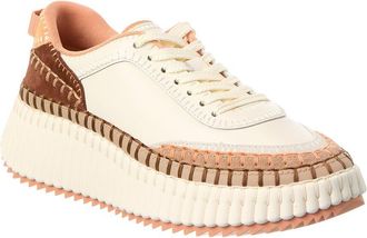Chlo&eacute; Nama Leather Sneaker