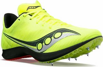 Saucony Mens Velocity Mp 2023 Spike Shoe In Yellow