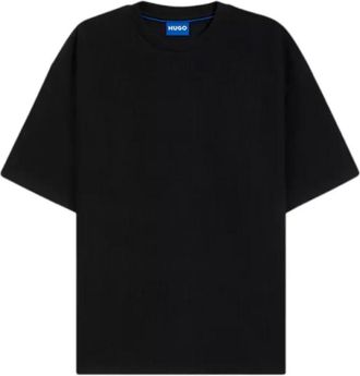 HUGO BOSS Hombre, Camisetas, Negro, Talla: M