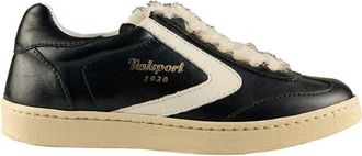 Valsport Metallic Leather Sneakers With Vintage Rubber Sole And Boomerang Detail