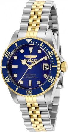 Invicta Pro Diver Quartz Blue Dial Two-tone Ladies Watch 29188