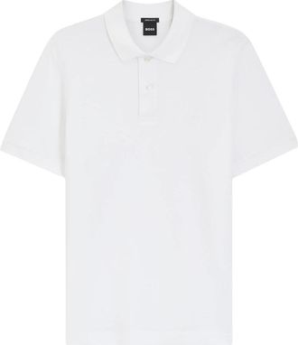 HUGO BOSS Polo Pallas - Heren - Polos - Wit - XL - Katoen - Tops