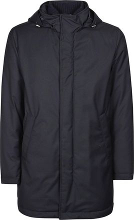 Herno Medium-Length Down Jacket With Concealed Zip Closure