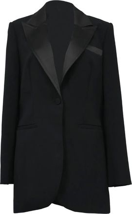 Self Portrait Blazer monopetto - Nero